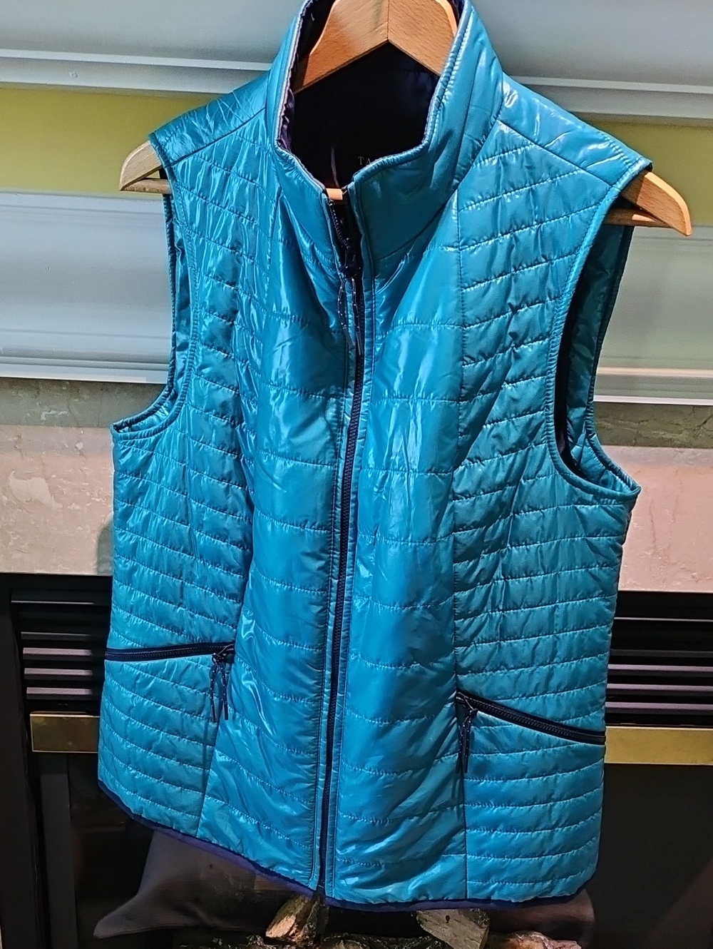 Talbots Large Teal Vest